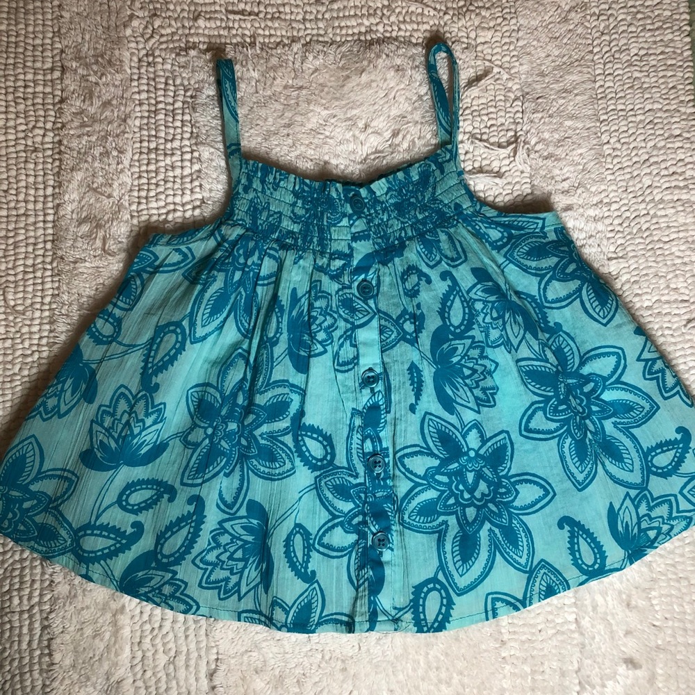 2T Old Navy Floral Paisley Tunic Tank